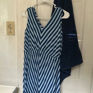 Very long summer sundress